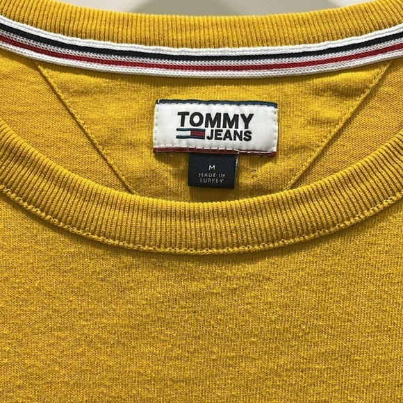 Tommy Hilfiger Tommy Jeans Yellow T-Shirt Unisex Sz M - Picture 3 of 7